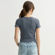 London England Embroidered Baby Tee