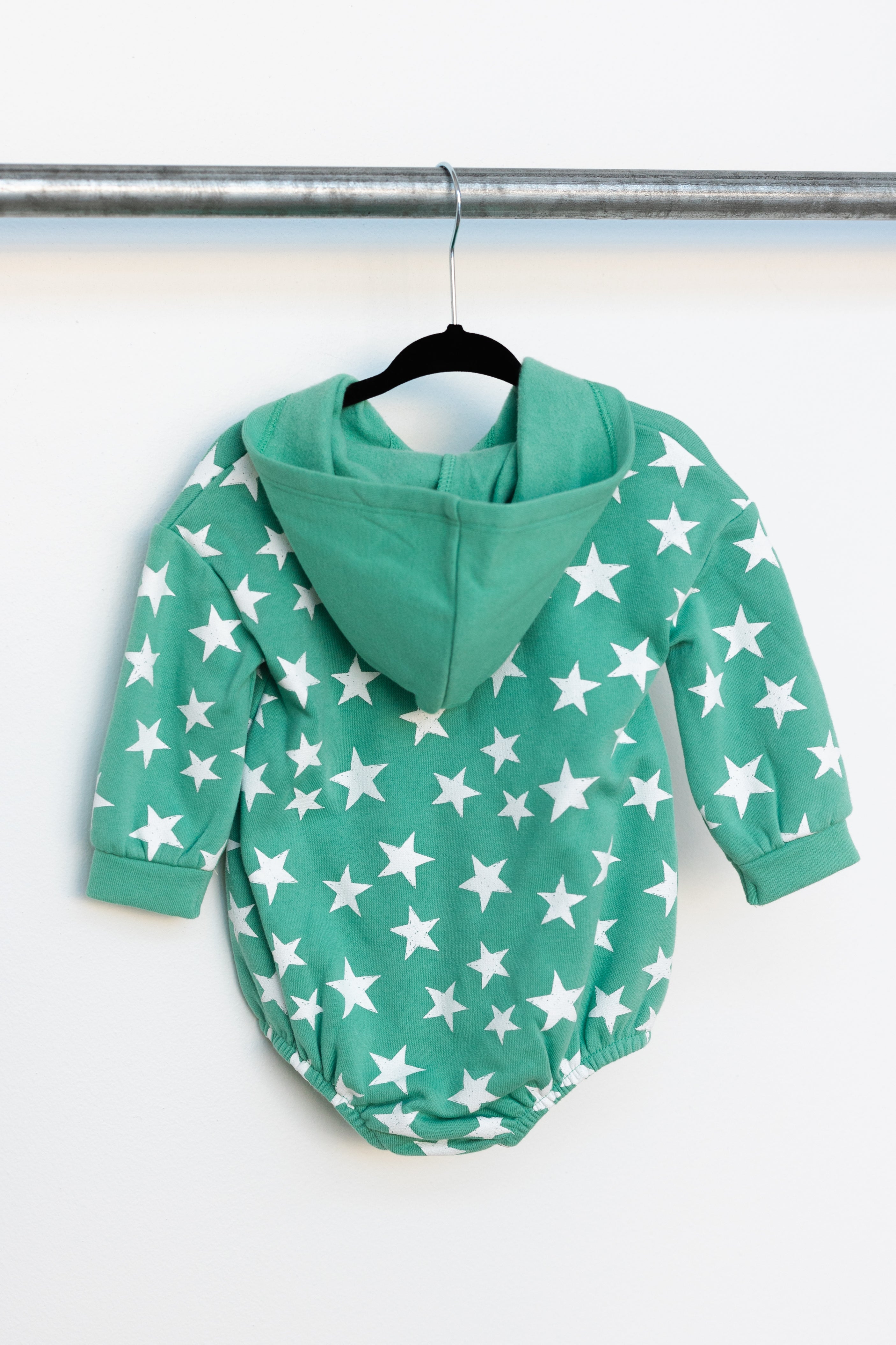Hooded Long Sleeve Sweatshirt Onesie - Stars