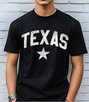 Black men's t-shirt with "Whiskey" in white font