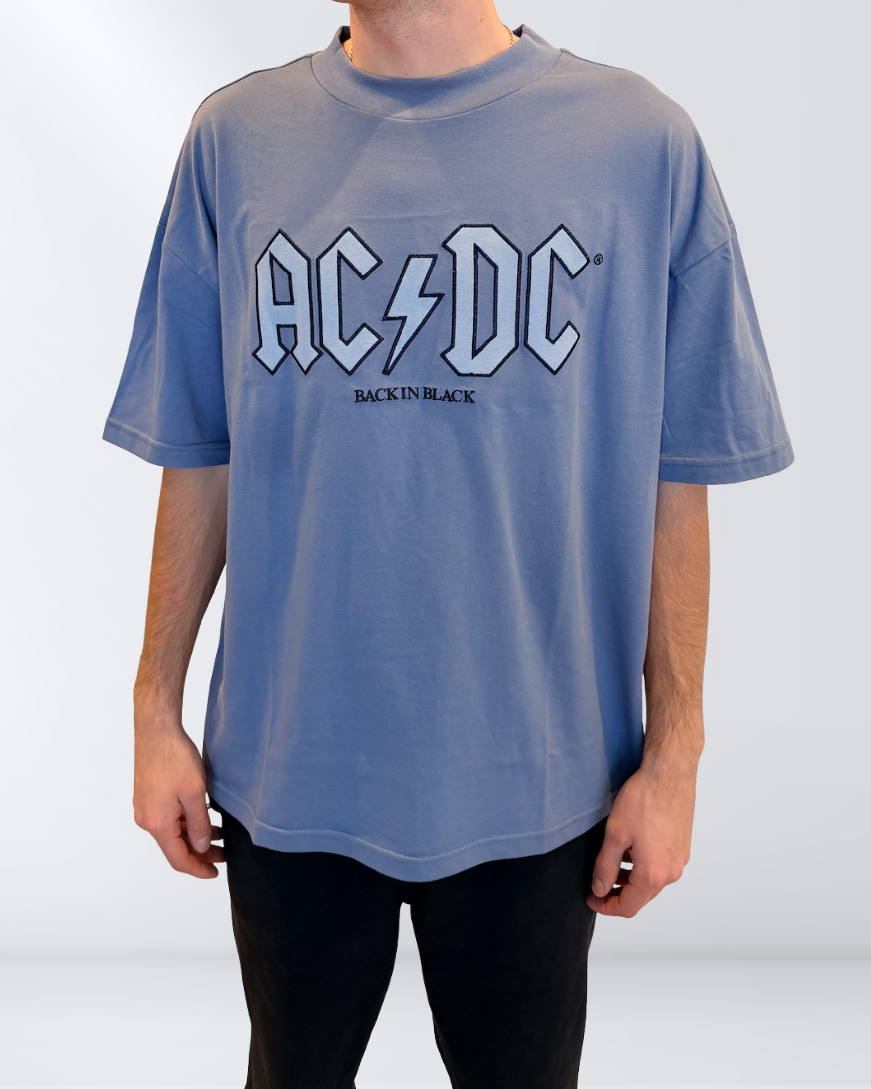 AC/DC Embroidered Crewneck Tee