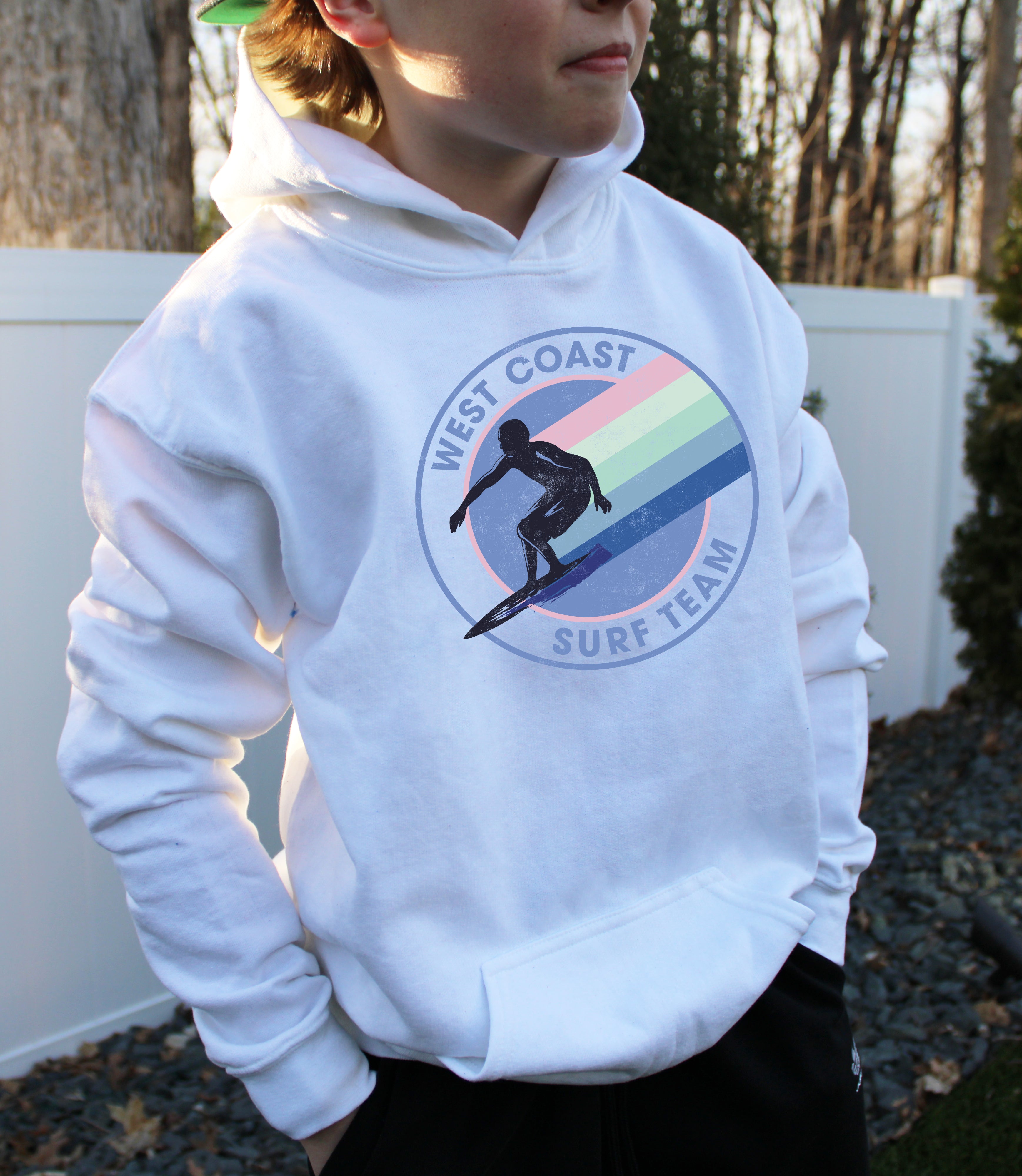 West Coast Surf Team Hooded Sweatshirt