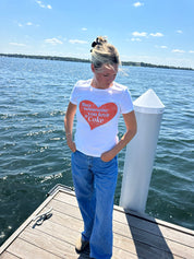 White Buy A Coke Short Sleeve Tee