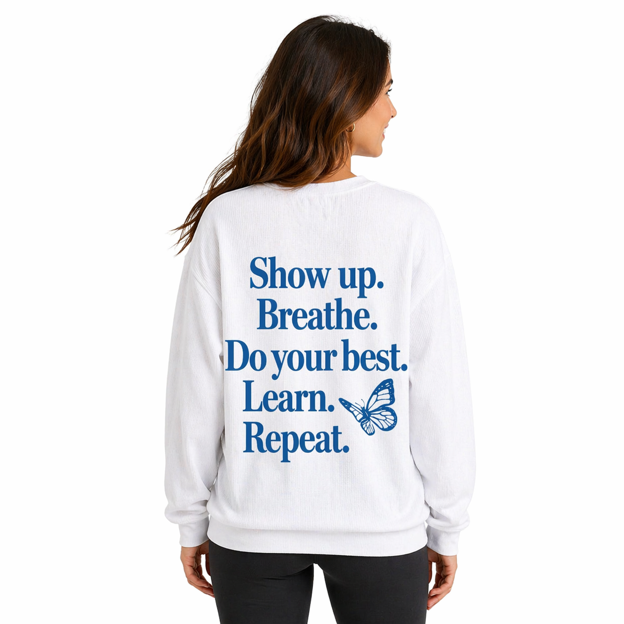 Do Your Best Butterfly Crewneck Sweatshirt