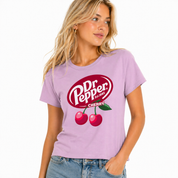 Dr Pepper Cherry Short Sleeve Tee