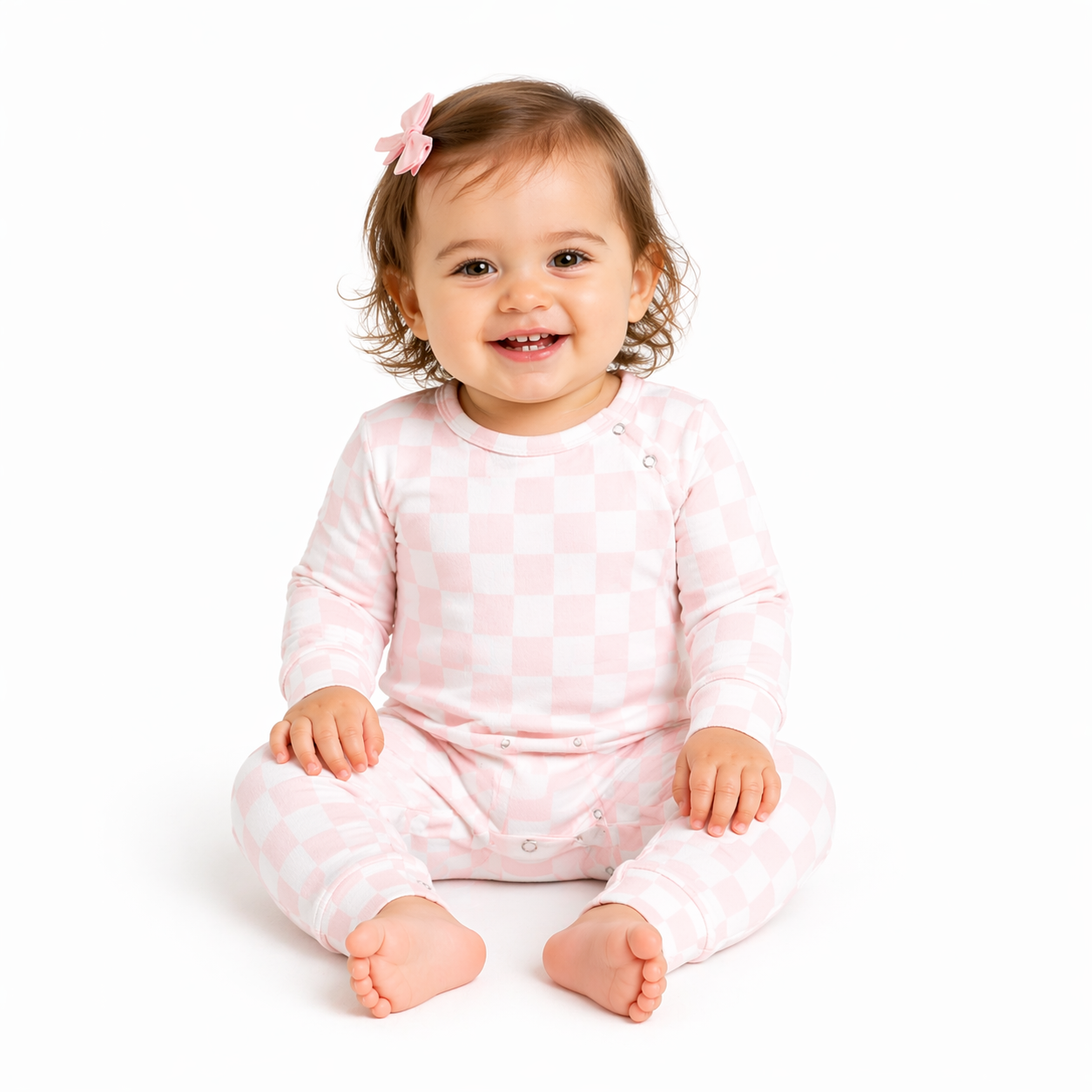 Check-It-Out Long Sleeve Jumpsuit