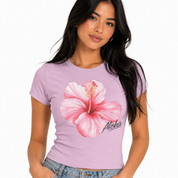 Aloha Hibiscus Short Sleeve Tee