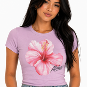 Aloha Hibiscus Short Sleeve Tee