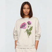 In Bloom Rose Foil Crewneck Sweatshirt